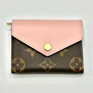 Louis Vuitton Pink Monogram Portefeuille Zoe Wallet - Authentic $600 Retail