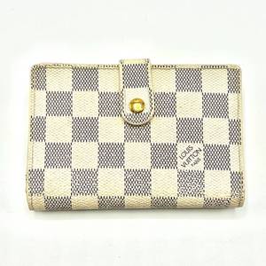 Louis Vuitton Damier Azur Portefeuille Viennois Clasp Wallet - Authentic $600 Retail