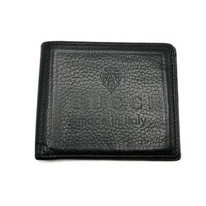 Gucci Black Leather Bifold Wallet - Authentic $500 Retail