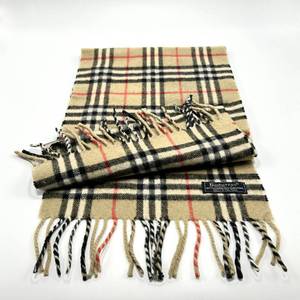 Burberrys Beige Vintage Check Scarf - Authentic $500 Retail