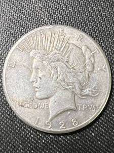 1928 US PEACE SILVER DOLLAR