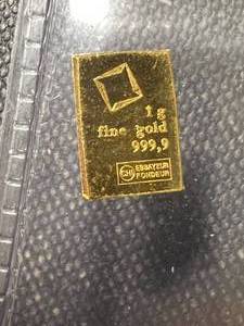 1 GRAM .999 PURE GOLD BAR
