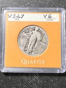 1929 US STANDING LIBERTY QUARTER VG
