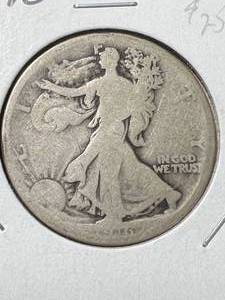 1916 US WALKING LIBERTY HALF DOLLAR