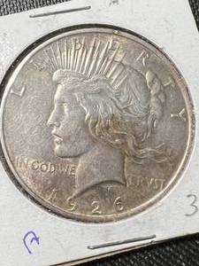 1926-D US PEACE SILVER DOLLAR