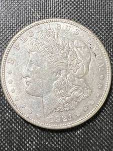 1921-D US MORGAN SILVER DOLLAR