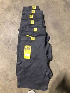 Lot of Carhartt Mens 42 Shadow CottonSpandex Rugged Flex Rigby Work Short Customer Returns See Pictures