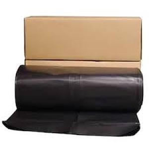 Husky 12 ft. x 100 ft. Black 6 mil Plastic Sheeting  Customer Returns See Pictures