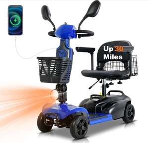 lot 8 image: Mobility Scooter - New In Box - Blue