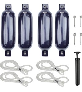 lot 59 image: Package of 4 - Black Boat fenders