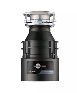 lot 7 image: InSinkErator Badger 500 WC 12 HP Continuous Feed Kitchen Garbage Disposal with Power Cord & Putty-Free Sink Seal