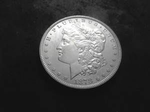 1878 7 Over 8 Double Die Morgan Silver Dollar Strong Version