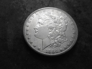 1884 S Morgan Silver Dollar