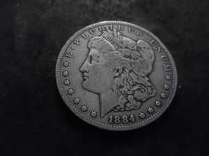 1884 S Morgan Silver Dollar