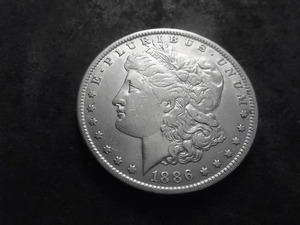 1886 O Morgan Silver Dollar