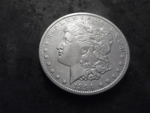 1894 O Morgan Silver Dollar