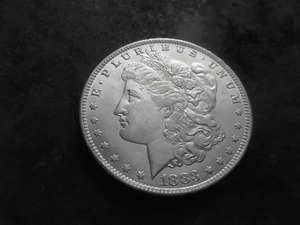 1883 O Morgan Silver Dollar