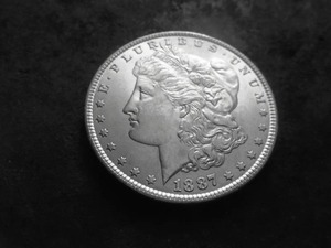 1887 Morgan Silver Dollar