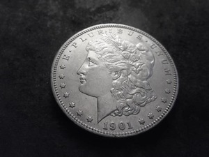 1901 O Morgan Silver Dollar