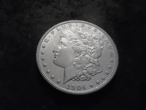 1904 O Morgan Silver Dollar