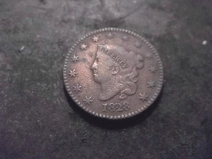 1828 Large Cent