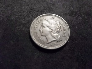 3 Cent Nickel 1868