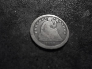 1856 Seated Liberty Half Dime
