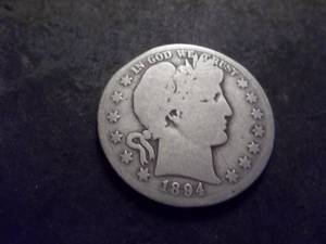 1894 O Barber Half Dollar