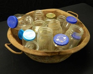METAL WASHTUB  JARS