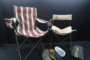 2 LIKE NEW SPORT  CAMP CHAIRS