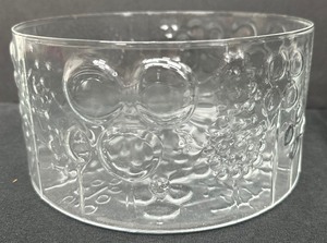 lot 66 image: Iittala Glass Oiva Toikka Flora Arabia Mid Century Modern Bowl