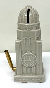 lot 122 image: Vintage Tower of Strength Bank by the Williamsburgh Savings Bank