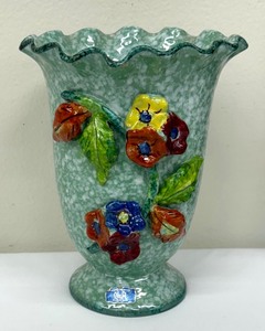 lot 133 image: Vintage Capodimonte Italiano Porcelain Vase