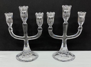 lot 152 image: Pair of Marquis by Waterford Candle Holders