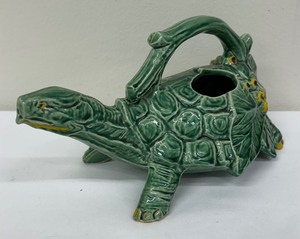 lot 158 image: Vintage McCoy Pottery Turtle Watering Pitcher