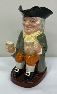 lot 165 image: Vintage Royal Doulton Happy John Toby Mug Pitcher