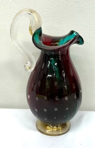 lot 174 image: Vintage Murano Italian Art Glass Pitcher