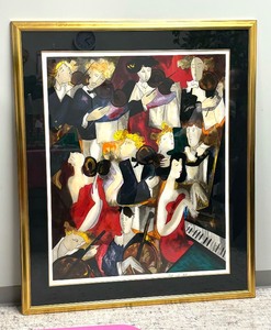 lot 12 image: Whimsical Large Signed Limited Edition Print by Linda Le Kinff
