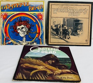 lot 31C image: Lot of 3 Grateful Dead Records including Grateful Dead Workingmans Dead