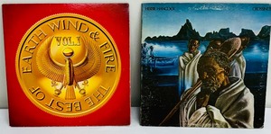 lot 53C image: Two Vintage Records Including Earth Wind and Fire and Herbie Hancock