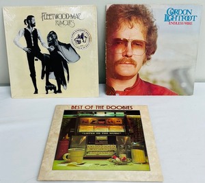 lot 137C image: 3 Vintage Record Albums including Fleetwood Mac Rumors, Best of the Doobies and Gordon Lightfoot Endless Wire