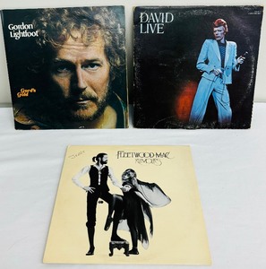 lot 124C image: Three Vintage Record Albums including David Bowie