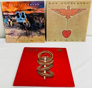 lot 147C image: Three Vintage Record Albums Including Toto, 38 Special and Dan Fogelberg