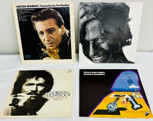 lot 155C image: (4) Vintage Record Albums including Waylon Jennings, Three Dog Night Golden Biscuit and More