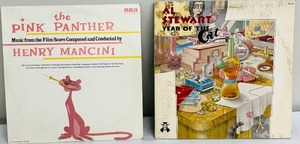 lot 77C image: Two Vintage Record Albums including Pink Panther Soundtrack and Record LP Al Stewart The Year of the Cat