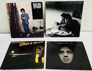 lot 44A image: 4 Billy Joel Records including Billy Joel Songs in the Attic Record LP