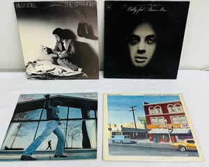 lot 127C image: (4) Vintage Billy Joel Record Albums including Vintage Record Album Billy Joel The Stranger
