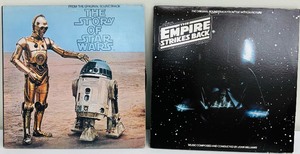 lot 101C image: Lot of 2 Star Wars Soundtrack Record Albums