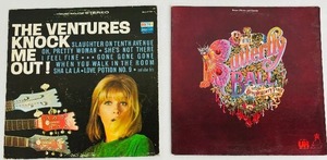 lot 193C image: Vintage Record LP The Ventures Knock Me Out and Vintage Record LP The Butterfly Ball and the Grasshoppers Feast