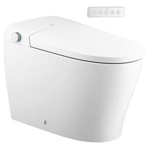 lot 3 image: Moen 3-Series Smart Electronic Bidet Toilet - Model ET1100 - Heated Seat  Water  NightLight  Retail $2307.70 Like New Unused